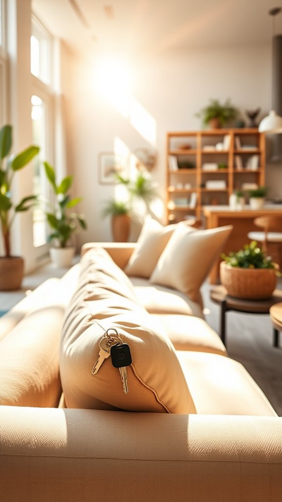 living and renting simultaneously